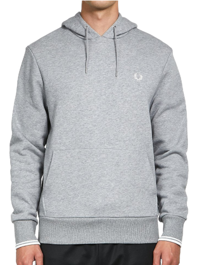 Sweatshirt Fred Perry Tipped Hooded Sweatshirt Grå | M2643-R49