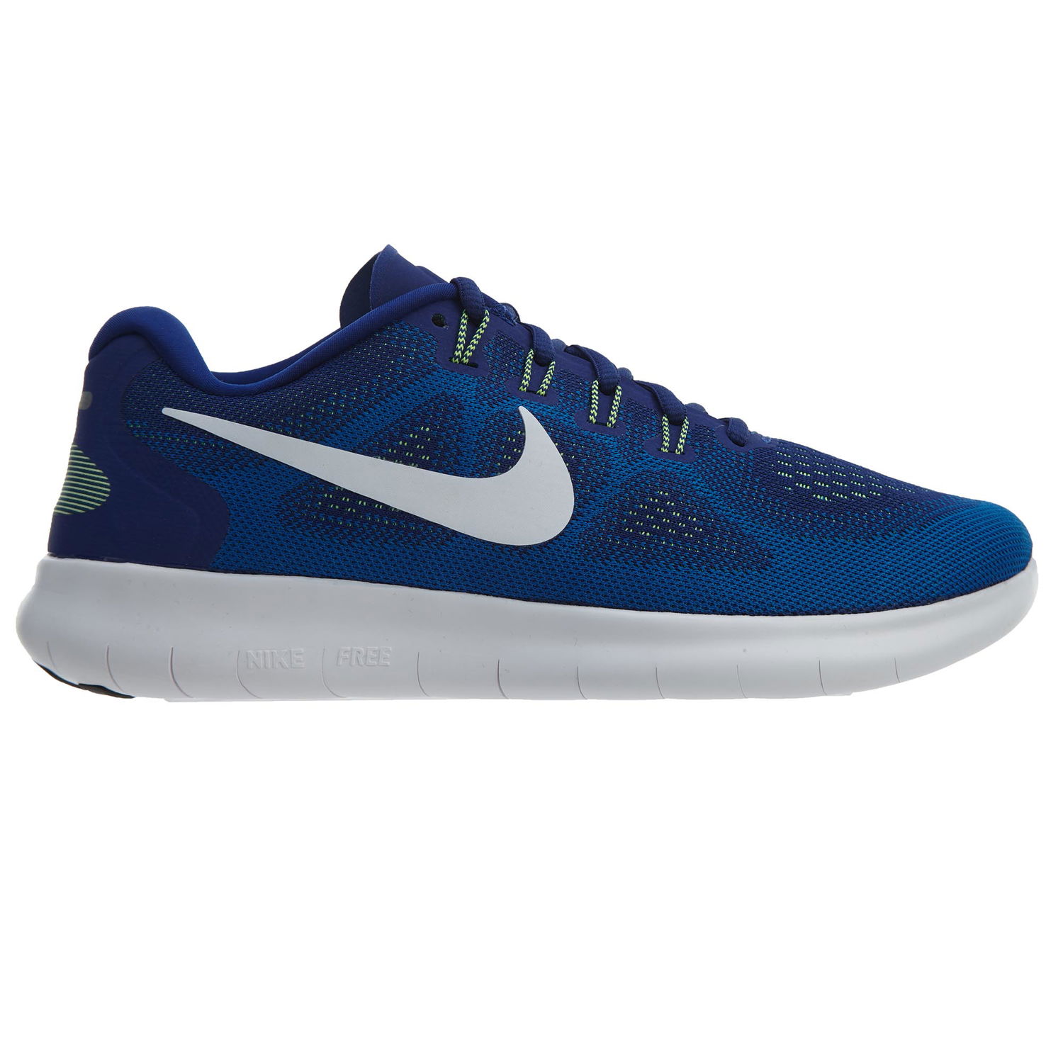 Sneakers og sko Nike Free Rn 2017 Deep Royal Blue White-Soar Mørkeblå | 880839-401, 0