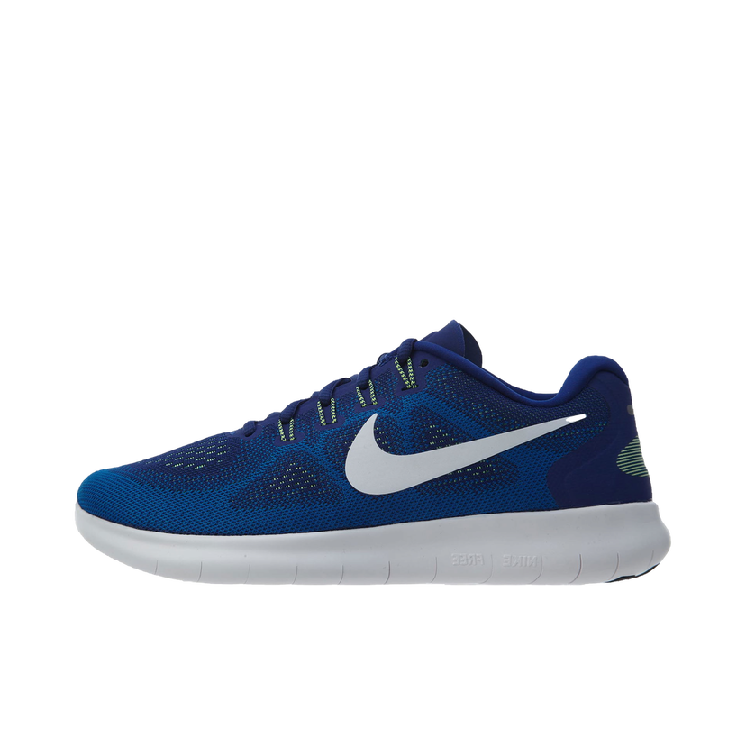 Løbe Nike Free Rn 2017 Deep Royal Blue White-Soar Mørkeblå | 880839-401