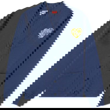 Sweater KENZO Hearts Classic Cardigan Mørkeblå | FD65SW0824MF-77, 0
