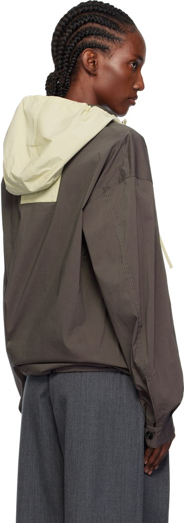 Vindjakke JW Anderson JW Anderson Contrast Hood Anorak Brun | JK0415-PG1838, 2