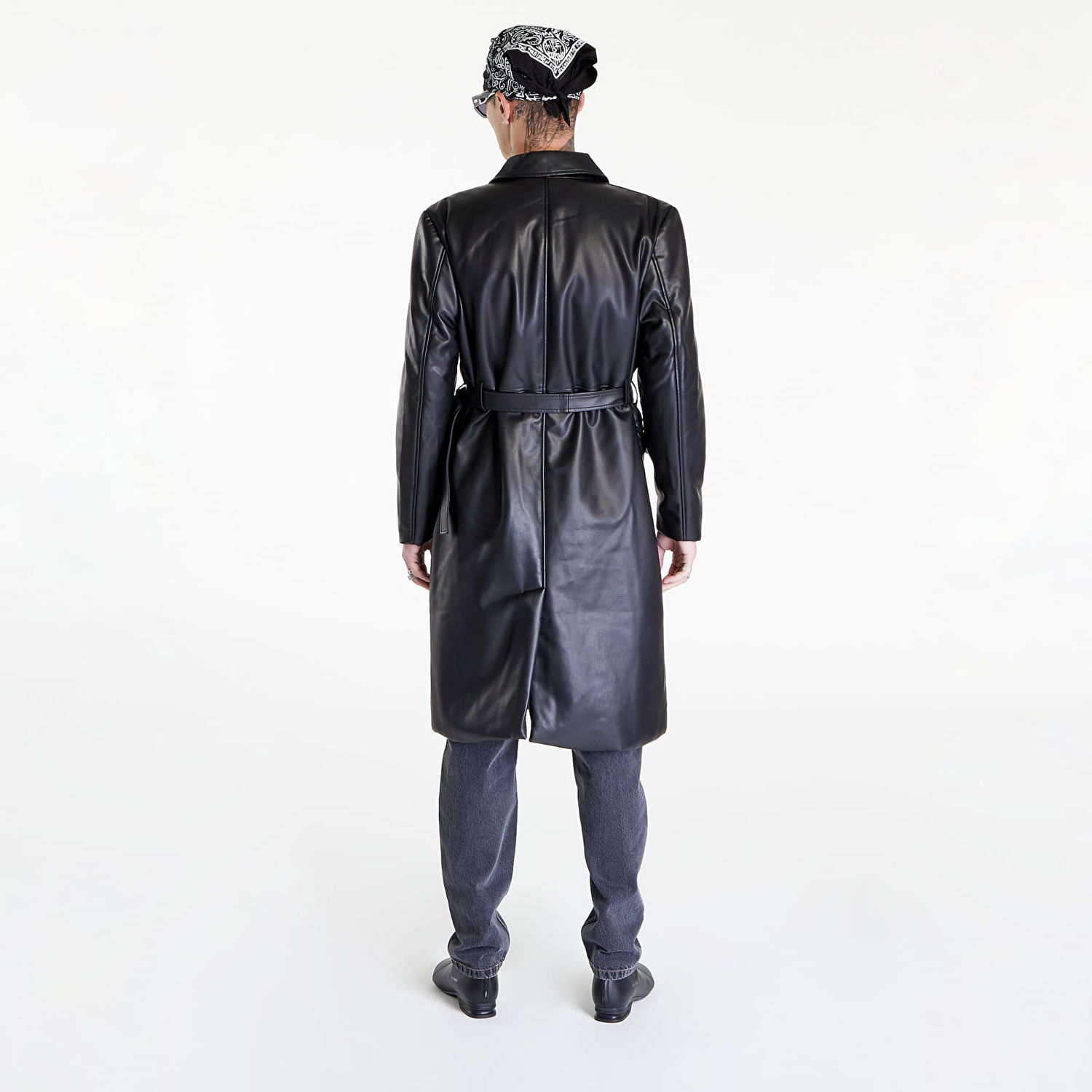 Trenchcoat Han Kjøbenhavn Padded Belted Square Coat Sort | M-131907-001, 1