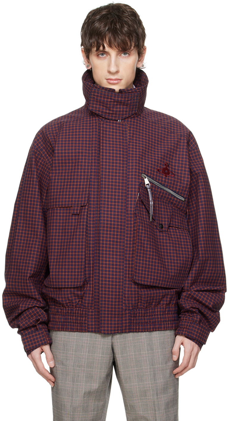 Bomberjakke Vivienne Westwood Memphis Bomber Jacket Bourgogne | 2203000B-W00RD-, 0