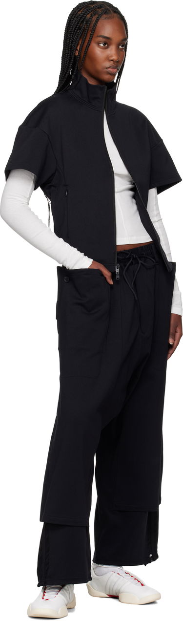 Vest Y-3 Y-3 3S Short Sleeve Zip-Up Shirt Sort | JN4984, 3