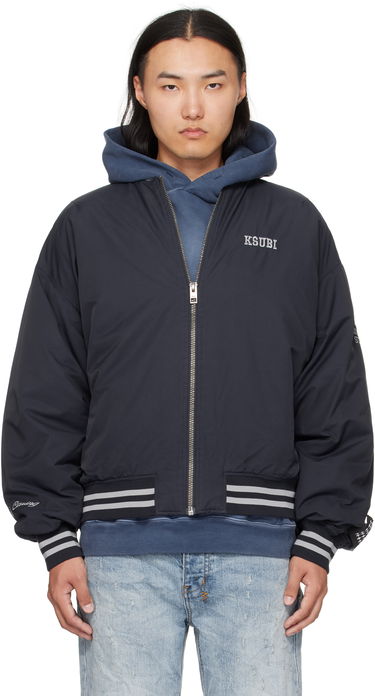 Bomberjakke Ksubi Ksubi MA-1 Bomber Jacket Mørkeblå | MFA25JK012, 0