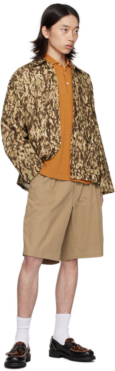Shorts BEAMS Beams Plus 2 Pleats Shorts Beige | 3825-0067-874, 3