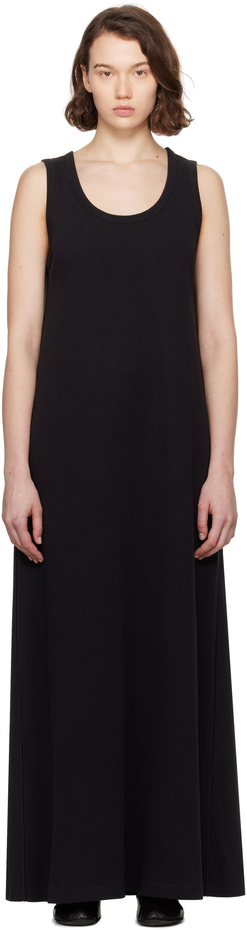 Kjole The Row The Row Tetzi Maxi Dress Sort | 9058-K660