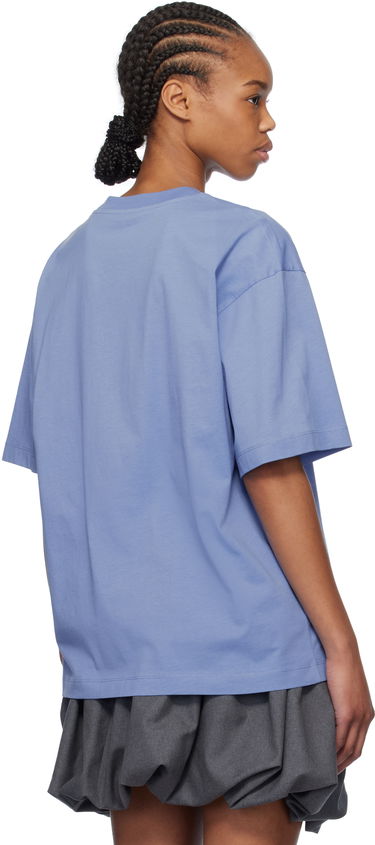 T-shirt Marni Marni Scribbled Logo T-Shirt Blå | THJET49P13 USCX42, 2