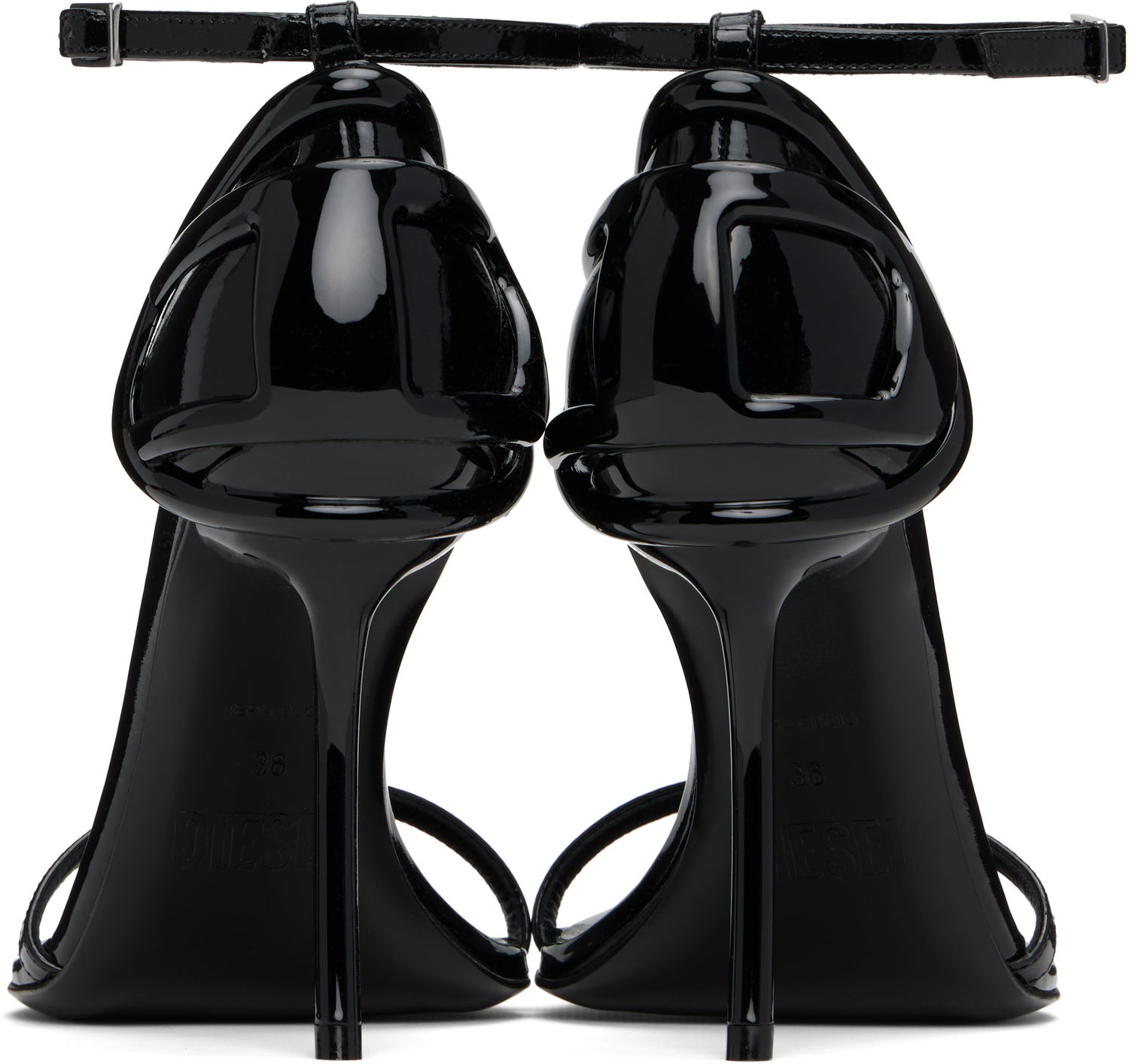 Tøj Diesel D-Ten&Half Heeled Sandals Sort | Y03662 P7381, 1