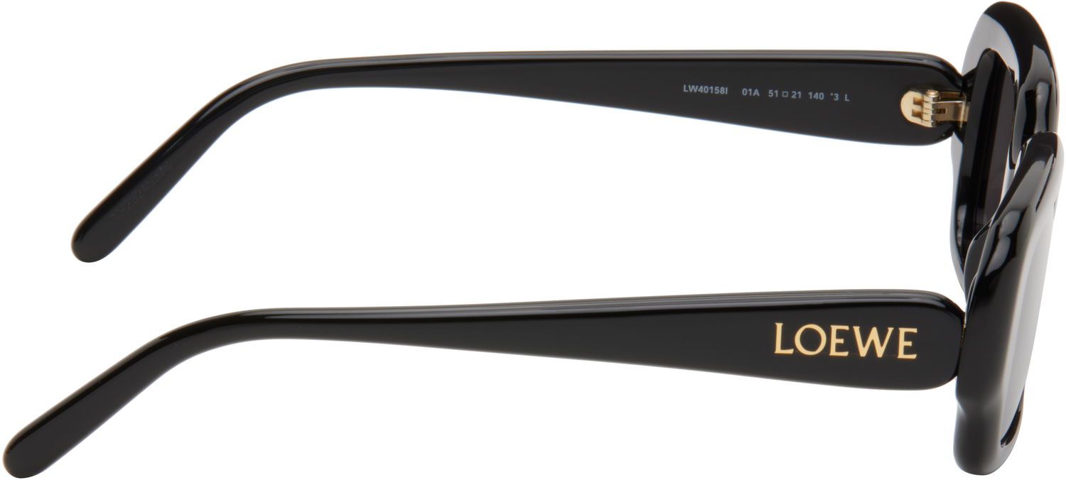 Solbriller Loewe Loewe Rectangular Slim Sunglasses Sort | LW40158I@5101A 192337200212, 1