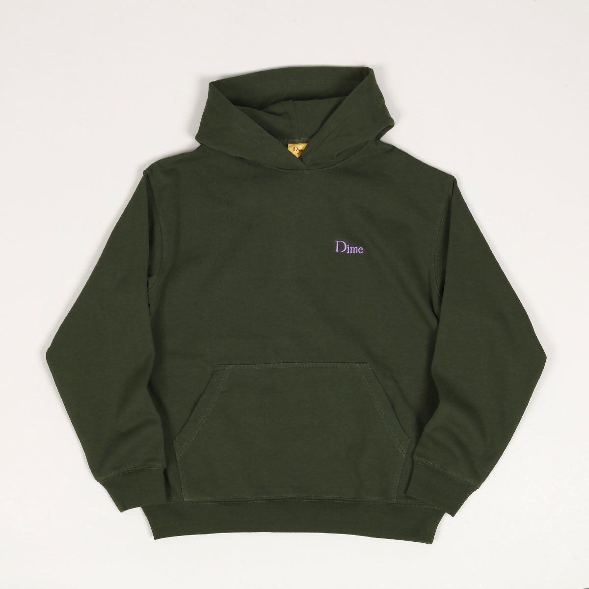 Sweatshirt Dime Classic Small Logo Hoodie Grøn | dimeho2319for, 0