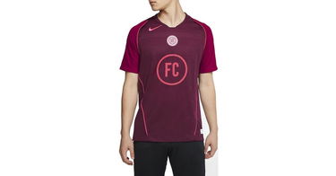 T-shirt Nike FC Home Soccer Jersey Bourgogne | at6017-681, 1
