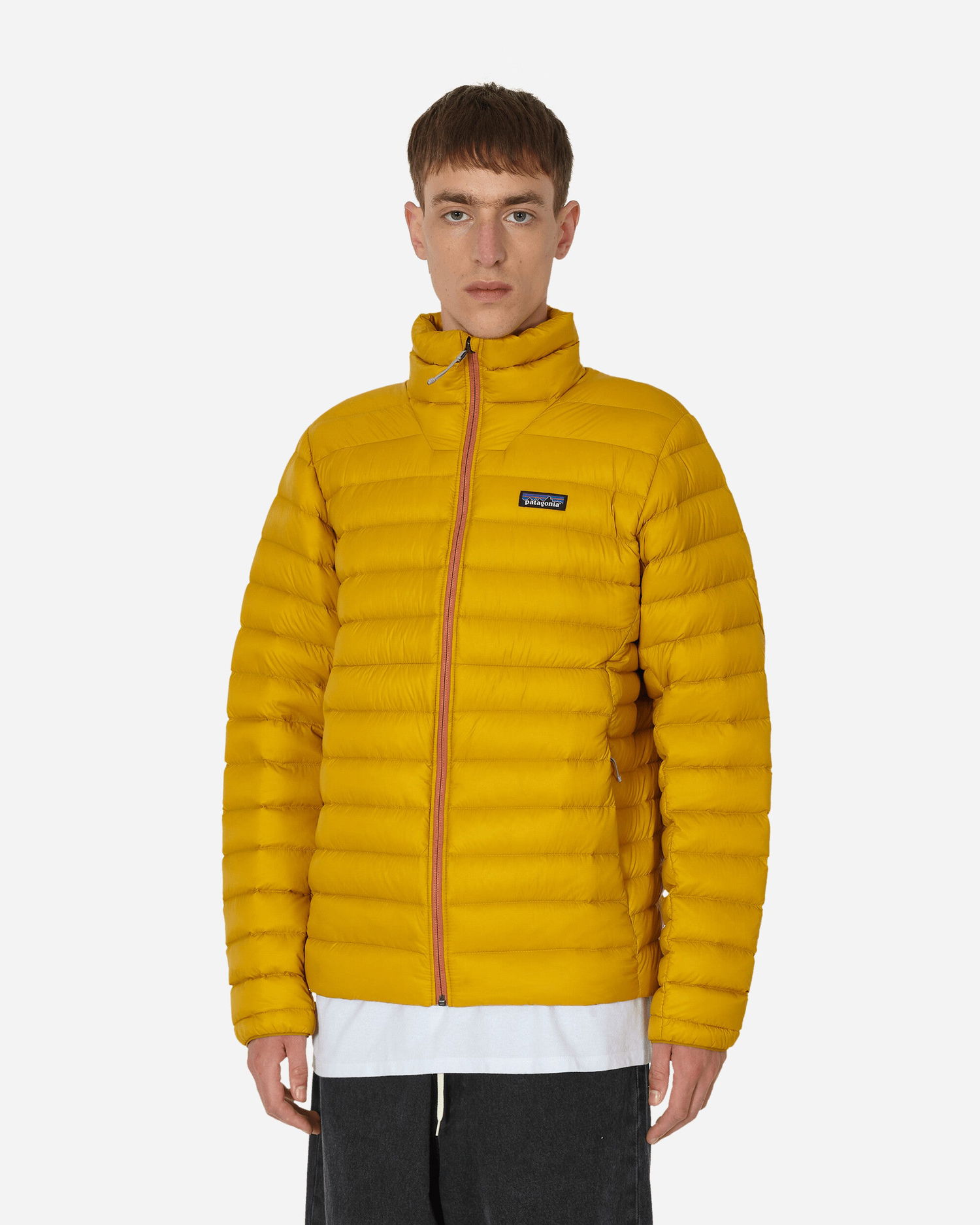 Puffer jakke Patagonia Down Sweater Jacket Cosmic Gold Gul | 84675 CSMD, 0