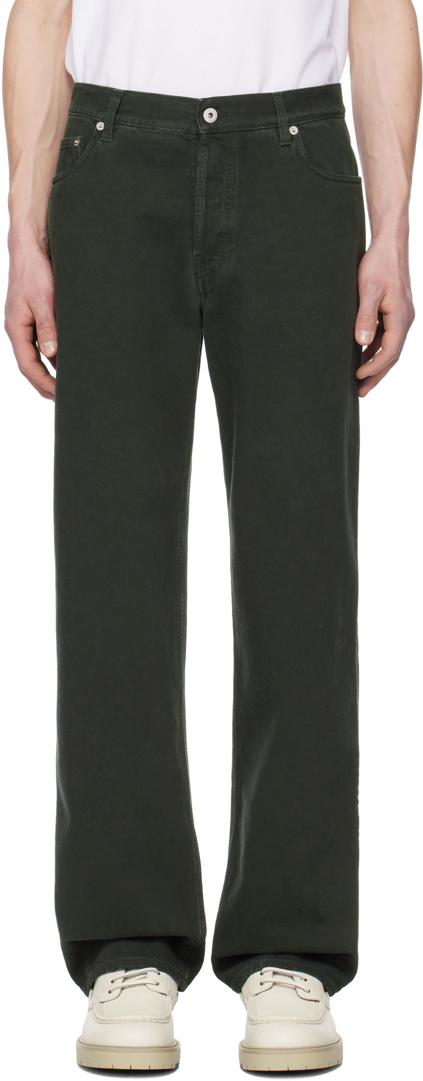 Jeans Burberry Burberry Regular-Fit Jeans Grøn | 8101264
