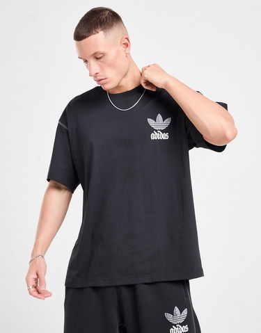 T-shirt adidas Originals T-Shirt Gfx Tee Lo Oversized Distressed Graphic Exposed Seams Sort | KC6725, 1