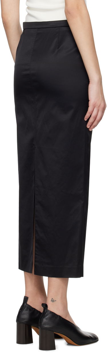Nederdel TOTEME TOTEME Straight Maxi Skirt Sort | 252-WRB0259-FB0391, 2
