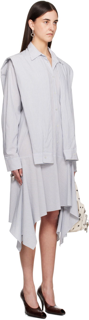 Kjole Acne Studios Acne Studios Layered Midi Dress Blå | A20802-, 1