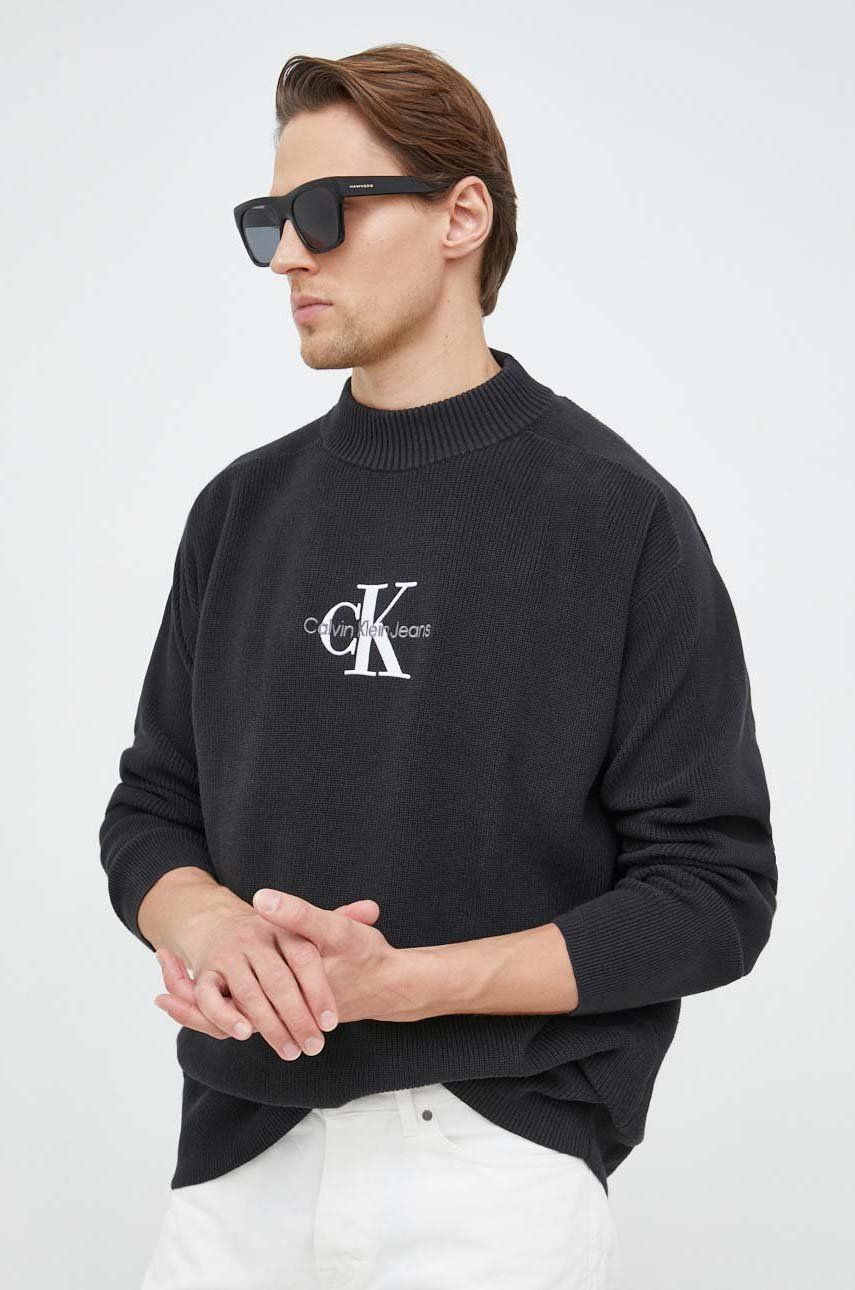 Sweater CALVIN KLEIN Cotton Sweater Sort | J30J322460.PPYX, 0