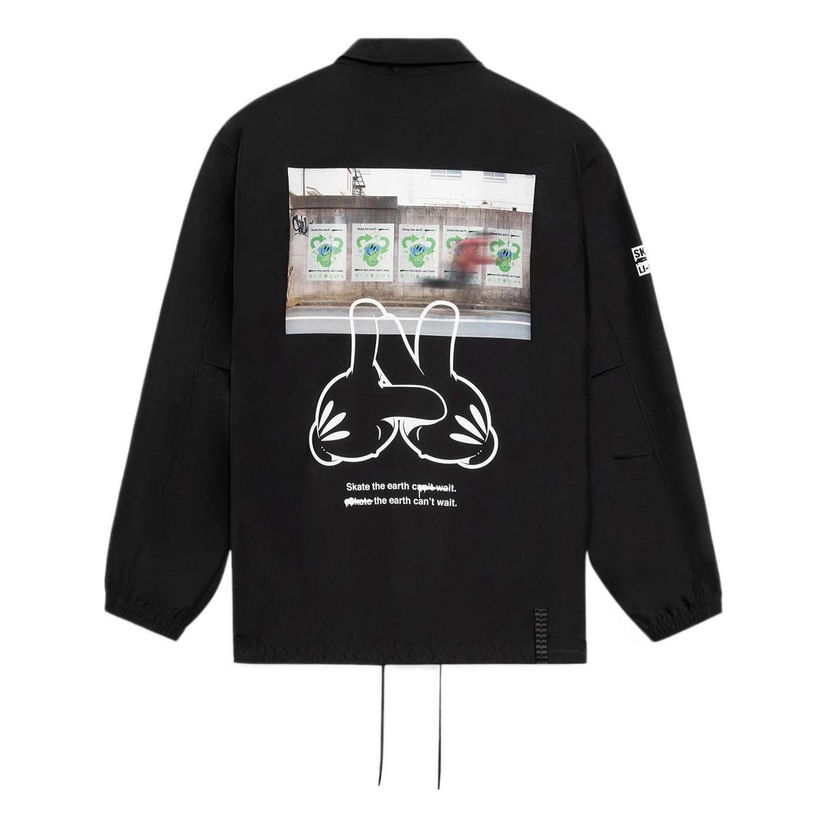 Vindjakke Li-Ning Graphic Jacket Sort | AFDS283-2