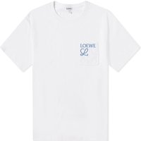 T-shirt Loewe Anagram Pocket T-Shirt Hvid | H526Y22X992100, 1