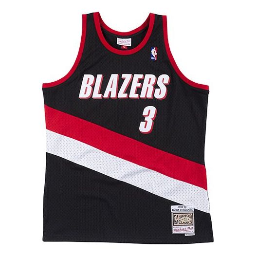 Tanktop Mitchell & Ness Mitchell & Ness NBA Blazers Basketball Jersey Sort | SMJYEL18026-PTBBLCK99DSD