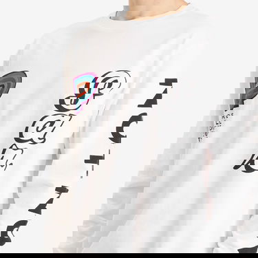 T-shirt By Parra Parra Long Sleeve T-Shirt There Will Be Discounts Hvid | 53430-WHT, 5