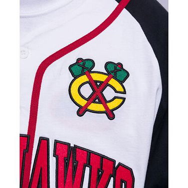 Jersey Mitchell & Ness Practice Day Button Front Jersey CHICAGO BLACKHAWKS Hvid | TBTF4994-CBHYYPPPWHIT, 2