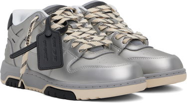 Tøj Off-White Off-White Out Of Office Metallic Metalisk | OMIA189S25LEA00C7210, 3