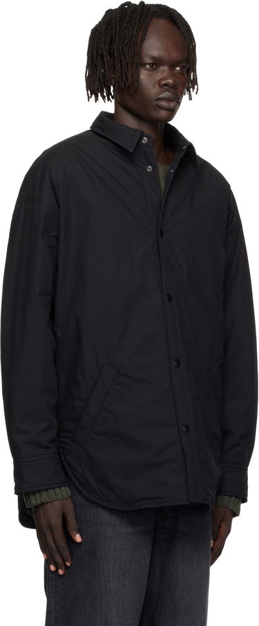 Skjorte Acne Studios Acne Studios Button-Up Overshirt Sort | B90855-, 1