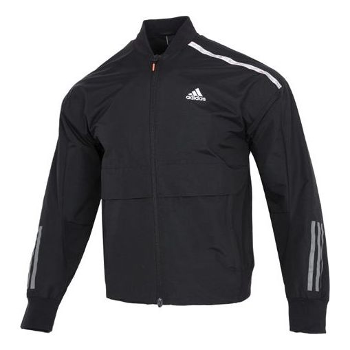 Bomberjakke adidas Originals Sports Stripe Casual Woven Jacket Sort | HM5161
