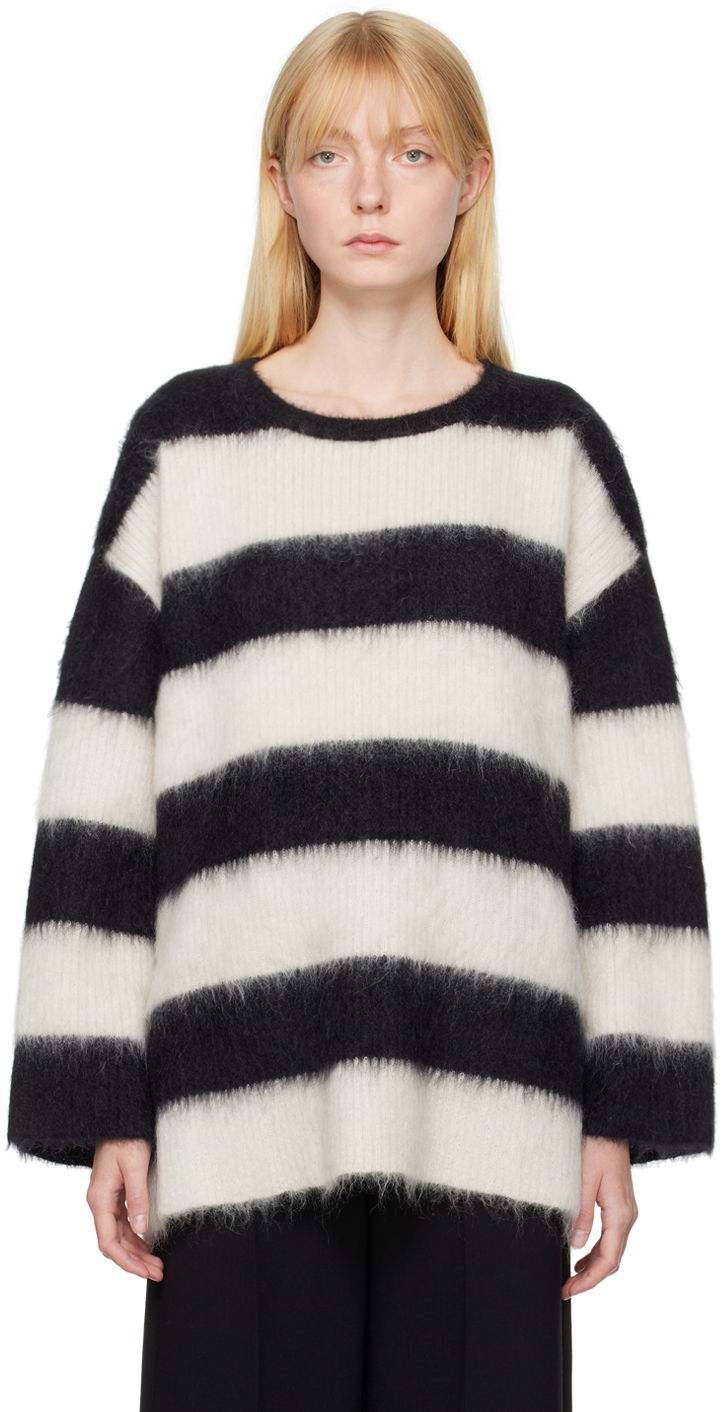 Sweater Valentino Oversized Sweater Sort | 3B0KC50V89Q, 0