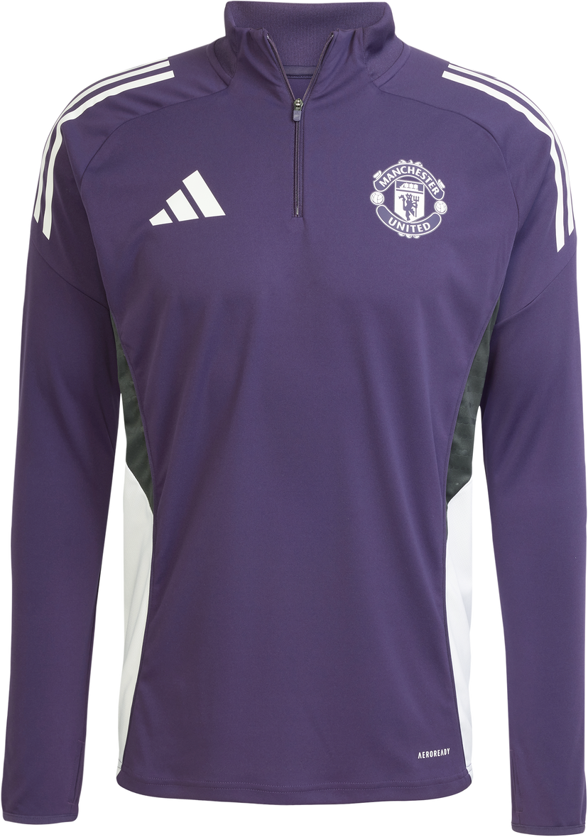 T-shirt adidas Originals Manchester United TR TOP Long Sleeve Training Shirt 2025/26 Lilla | jp3124