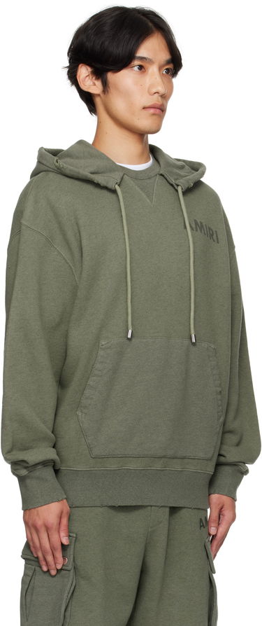 Sweatshirt AMIRI AMIRI Stencil Oversized Hoodie Grå | AMJYHD1121, 4