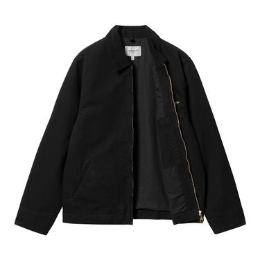 Jakke Carhartt WIP Black Rinsed Detroit Jacket Sort | I033112_9, 2
