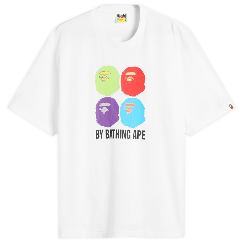 T-shirt BAPE Multi Ape Head T-Shirt Hvid | 001TEL801318M-WHT