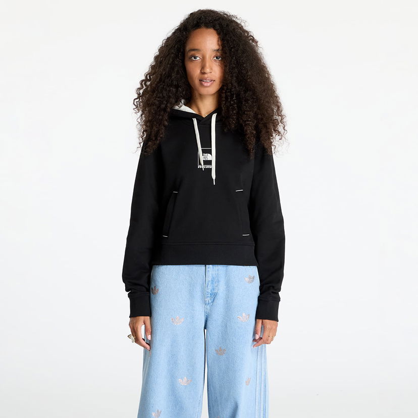 Sweatshirt The North Face Coordinates Crop Hoodie Tnf Black Sort | NF0A89CKJK31