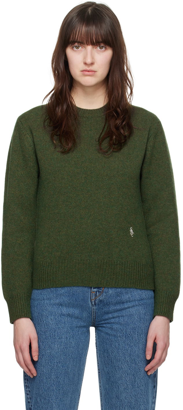 Sweater Sporty & Rich 'SRC' Sweater Grøn | WSAW238RO