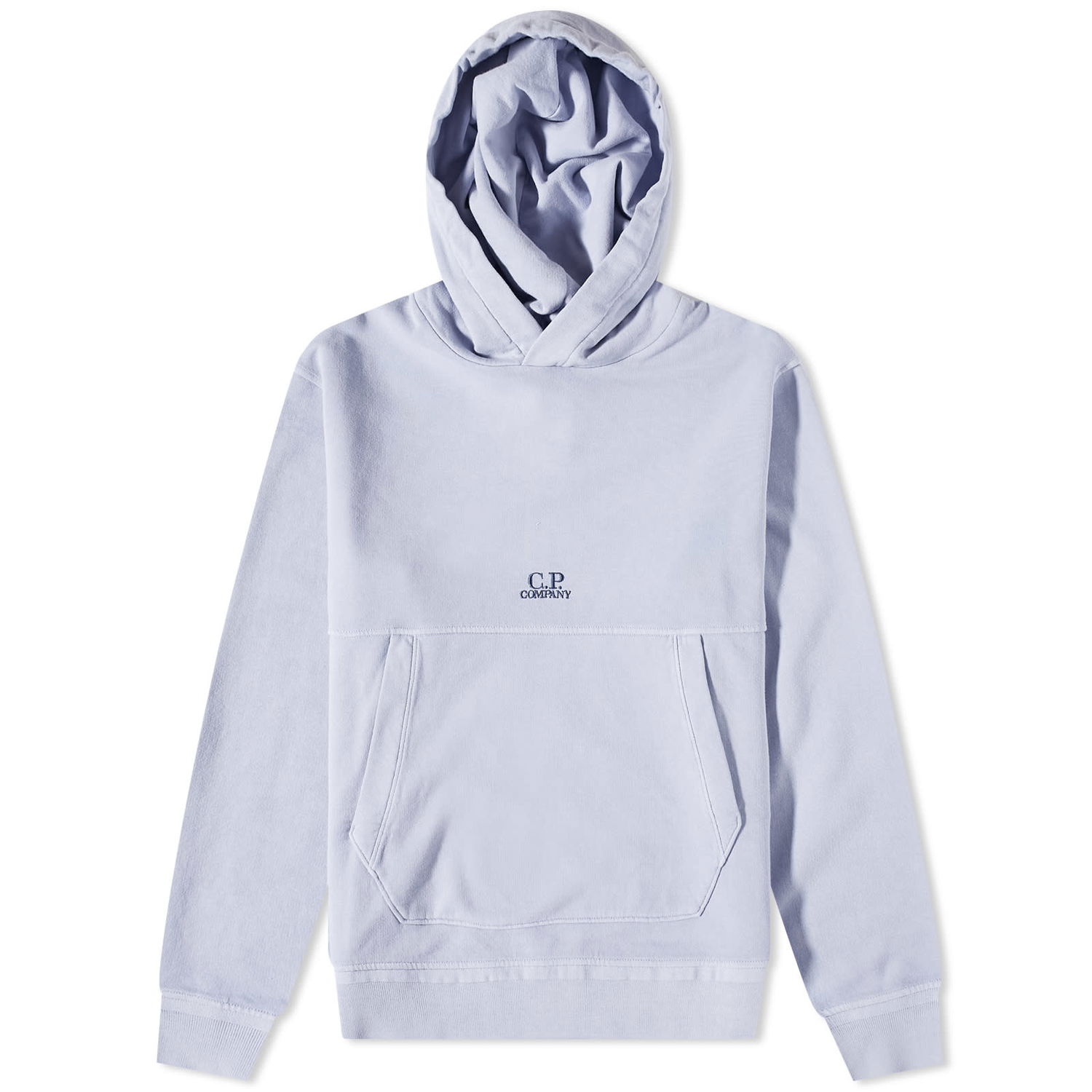 Sweatshirt C.P. Company Central Logo Popover Hoody Blå | 14CMSS137B-005398R-750, 0