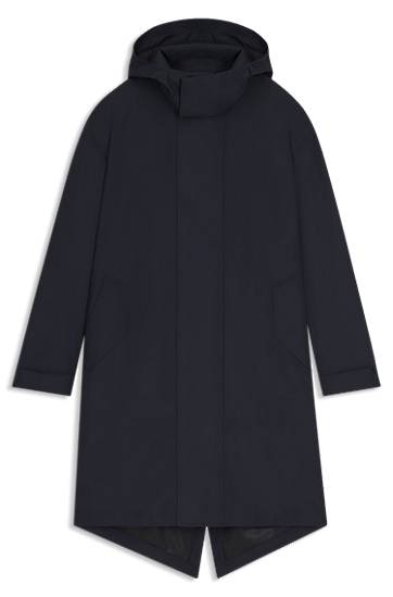 Jakke BOSS BECKHAM water-repellent hooded jacket Mørkeblå | 50553094, 0