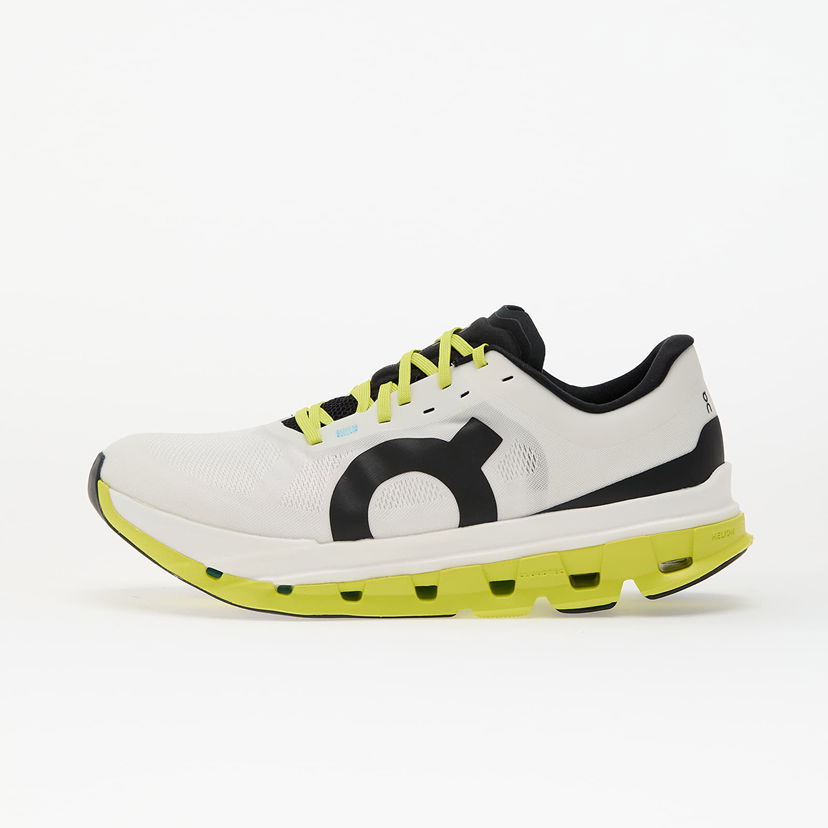 Sneakers og sko On Running On M Cloudflow 5 White/ Lime Hvid | 3MF10112929
