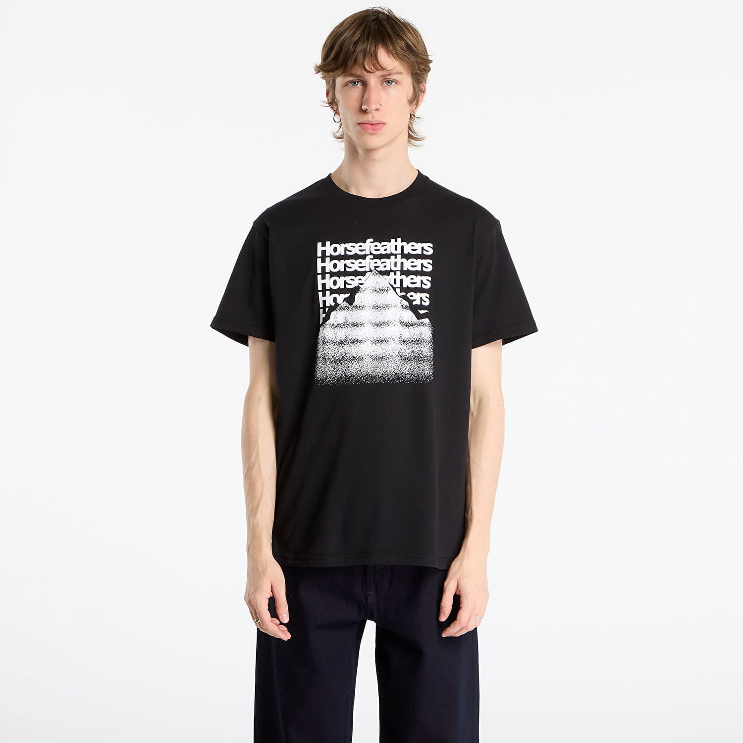 T-shirt Horsefeathers Focus T-Shirt Sort | SM1390B, 0
