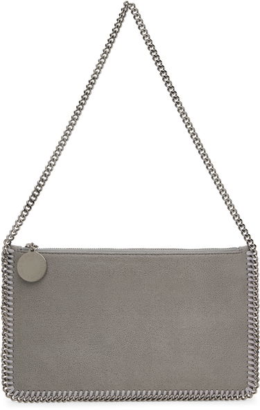 Skuldertaske Stella McCartney Falabella Chain Wallet Grå | 7P0076W9132, 0