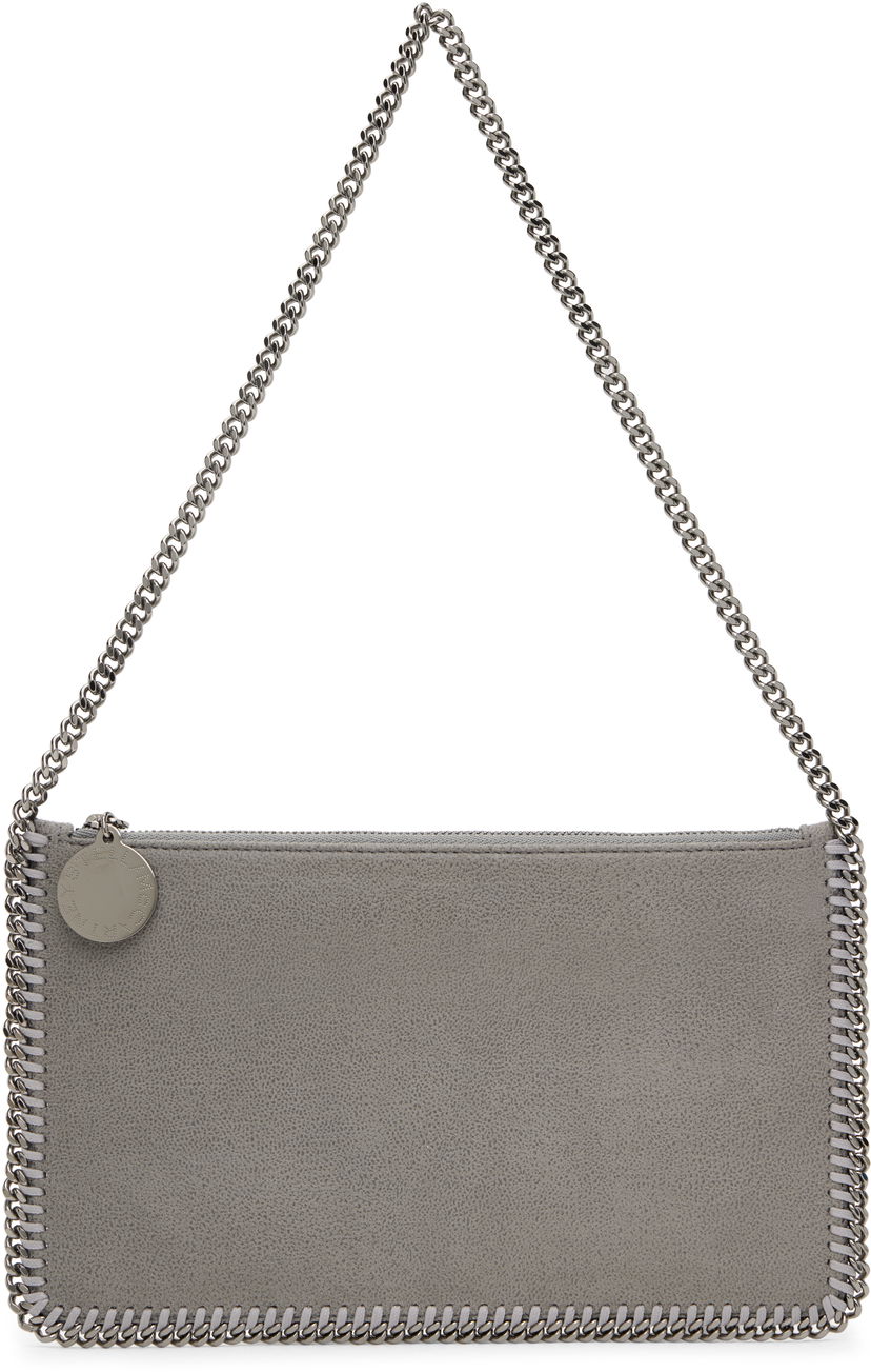 Skuldertaske Stella McCartney Falabella Chain Wallet Grå | 7P0076W9132