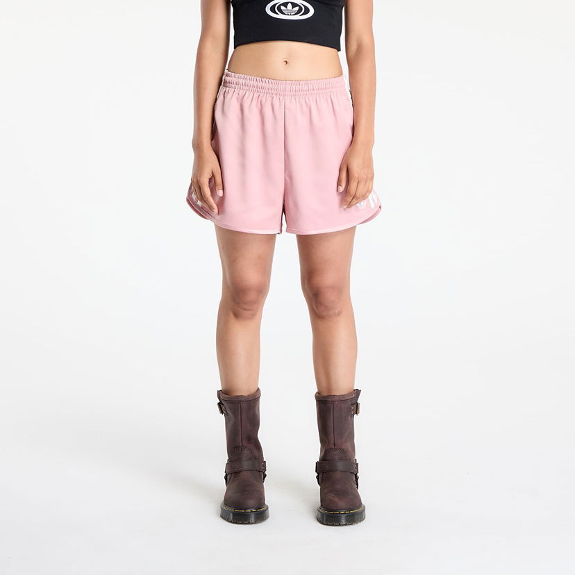Shorts adidas Originals adidas Originals Satin Ruffle 3-Stripes Shorts Lyserød | KC8818