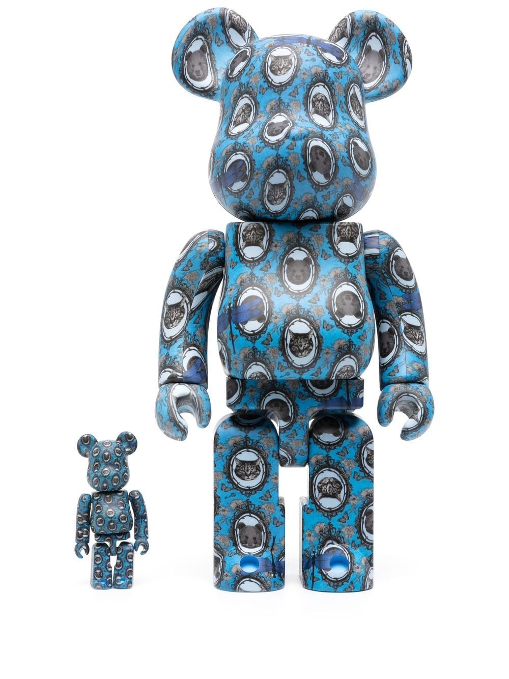 Collectible Medicom Toy Bearbrick Robe Japonica collectible statue - Blue Blå | 453095660184718036142, 0