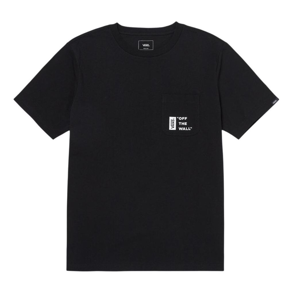 T-shirt Vans Collage Graphic T-Shirt Sort | VN000GQ6BLK, 0