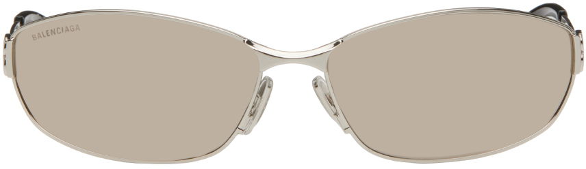 Solbriller Balenciaga Rectangular Sunglasses Grå | BB0336S-006, 0