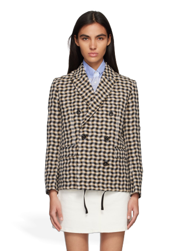 Frakker KENZO Paris Double-Breasted Blazer Brun | FD52VE0399RS