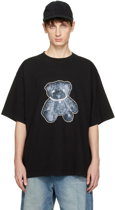 T-shirt We11done We11done Necklace Teddy Graphic T-Shirt Sort | WD-TT9-20-117-U-BK, 0