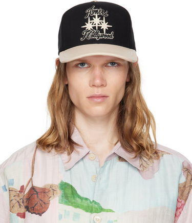 Kasket AMIRI AMIRI Three Star Varsity Cap Beige | AMHACP1059, 0